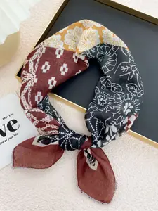 QUECY Floral Printed Scarf