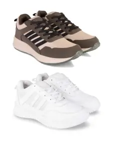 DRACKFOOT Men Non-Marking Running Sports Shoes