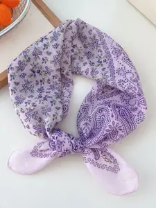 QUECY Floral Printed Scarf