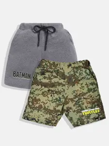 YK X Minute Mirth Boys Pack Of 2 Printed Shorts