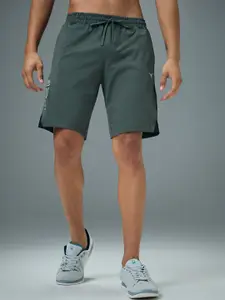 Technosport Men Solid Slim Fit Sports Running Gym Active Shorts