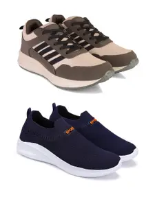 DRACKFOOT Men Non-Marking Running Sports Shoes