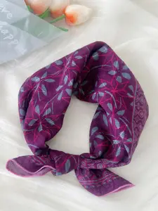 QUECY Floral Printed Scarf