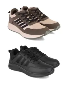 DRACKFOOT Men Non-Marking Running Sports Shoes