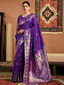 Satrani Woven Design Pure Silk Saree