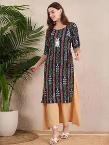 Anouk Rustic Ethnic Motifs Printed Kurta