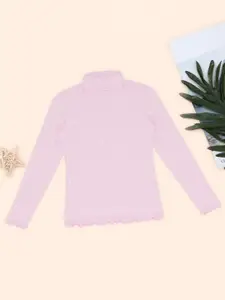 Pantaloons Junior Girls High Neck Sweatshirt