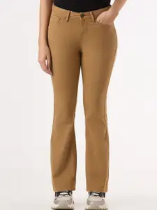 Pepe Jeans Women Flared Mid-Rise Stretchable Jeans