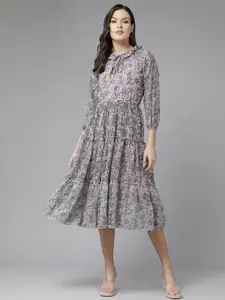 Roadster Pink Georgette Dresses