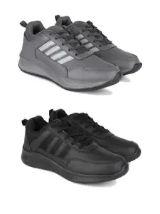 DRACKFOOT Men Non-Marking Running Sports Shoes