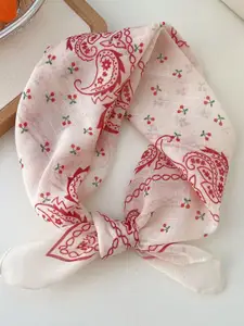 QUECY Floral Printed Scarf