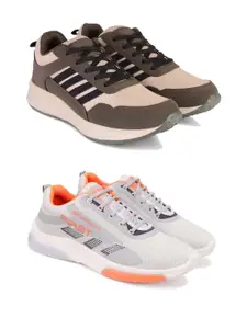 PENNEN Men Pair Of 2 Running Non-Marking Shoes