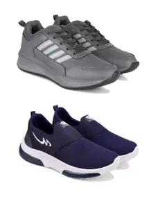 DRACKFOOT Men Non-Marking Running Sports Shoes