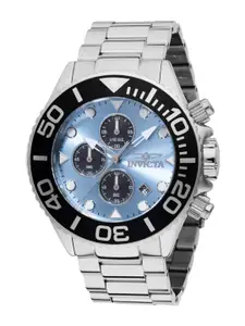 Invicta Men Round Dial & Stainless Steel Straps Analogue Watch 48584