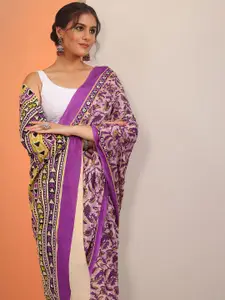 Libas Floral Handloom Saree