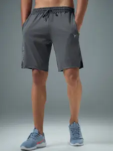 Technosport Men Solid Slim Fit Sports Running Gym Active Shorts with Elasto Lite