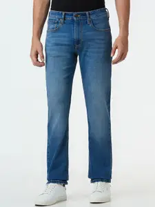 Pepe Jeans Men Straight Fit Mid-Rise Light Fade Stretchable Jeans