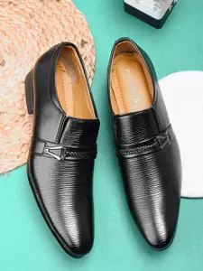 Provogue Men Leather Formal Slip-Ons