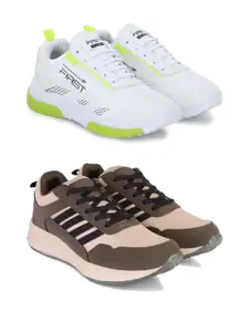 PENNEN Men Set of 2 Running Non-Marking Shoes