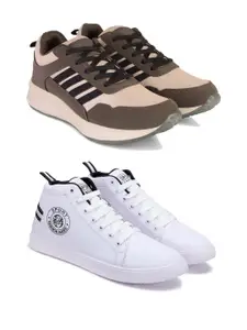 DRACKFOOT Men Non-Marking Running Sports Shoes