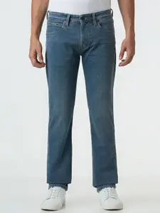 Pepe Jeans Men Solid Slim Fit Mid-Rise Light Fade Stretchable Jeans