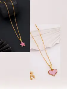 DressBerry Gold-Plated Brass Minimal Necklace