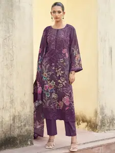 Stylee LIFESTYLE Embroidered Organza Unstitched Dress Material