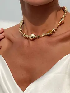 StyleCast x Revolte Gold-Plated Minimal Necklace
