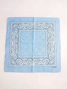 QUECY Paisley Printed Silk Scarf