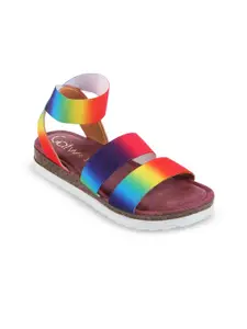 Catwalk Women Colourblocked Open Toe Flats