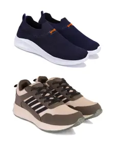 DRACKFOOT Men Non-Marking Running Sports Shoes