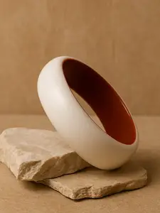 ATIBELLE Round Shaped Glossy Minimal Bangle