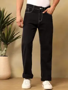 Kotty Men Solid Regular Fit Mid-Rise Stretchable Jeans