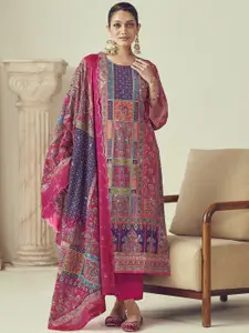 Stylee LIFESTYLE Embroidered Pure Cotton Unstitched Dress Material