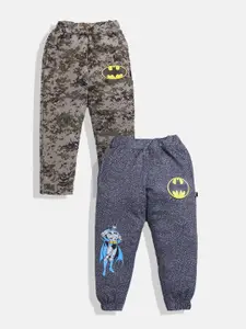 YK X Minute Mirth Boys Pack Of 2 Printed Track Pants & Joggers