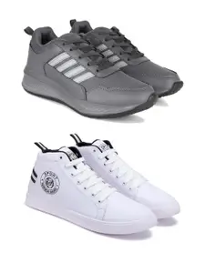 DRACKFOOT Men Non-Marking Running Sports Shoes