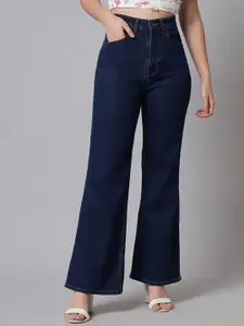 Kotty Women Bootcut High-Rise Stretchable Cotton  Jeans