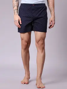 V-Mart Men Printed Cotton Woven Shorts
