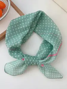 QUECY Geometric Printed Scarf