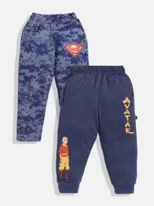 YK X Minute Mirth Boys Pack of 2 Printed Track Pants
