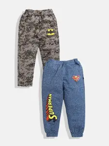 YK X Minute Mirth Boys Pack Of 2 Printed Track Pants & Joggers