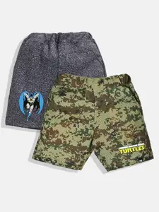 YK X Minute Mirth Boys Pack Of 2 Printed Shorts