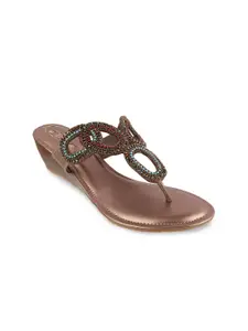 Catwalk Women Embellished Open Toe Wedge Sandals