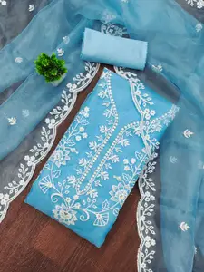 Maroosh Embroidered Organza Unstitched Dress Material