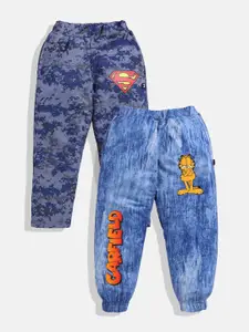 YK X Minute Mirth Boys Pack of 2 Printed Track Pants
