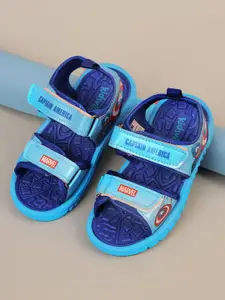 Kids Ville Boys Captain America Printed Comfort Sandals