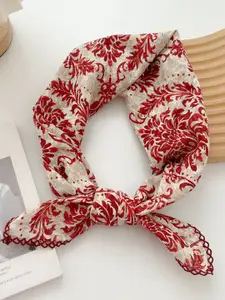 QUECY Floral Printed Scarf