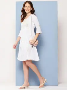 Roadster White Nylon Dresses