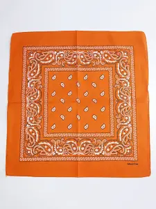 QUECY Silk Paisley Printed Scarf