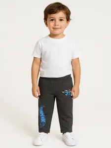YK X Minute Mirth Hot Wheels Boys Printed Track Pants